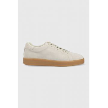 Vagabond sneakers din piele intoarsă TEO culoarea gri
