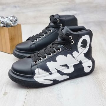 Sneakersi Dama Negri Cu Siret Summer