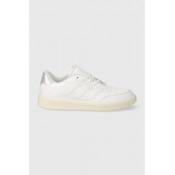 adidas sneakers COURTBLOCK culoarea alb
