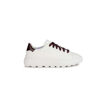Geox sneakers din piele D SPHERICA EC4.1 B culoarea alb, D35TCB08502C1Z7J
