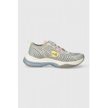 Love Moschino sneakers culoarea gri, JA15315G1IIZX02A