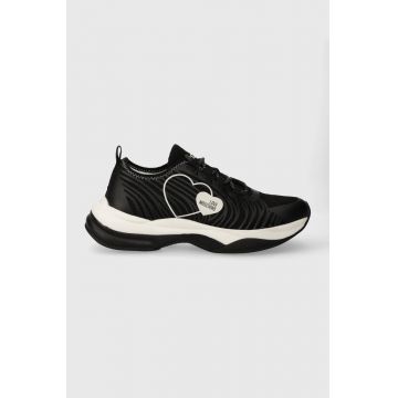 Love Moschino sneakers culoarea negru, JA15315G1IIZX00C