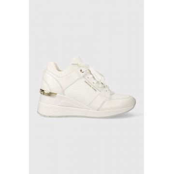 MICHAEL Michael Kors sneakers Georgie culoarea alb, 43H3GEFS2D