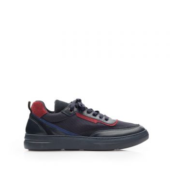 Pantofi sport bărbați din piele naturală, Leofex - Mostră Iorgu Blue Box Mash