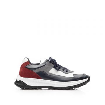 Pantofi sport barbati din piele naturala, Leofex - 570 Alb Bue Box