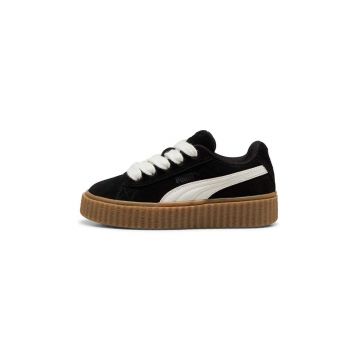 Puma sneakers de piele întoarsă pentru copii CREEPER PHATTY PS culoarea negru