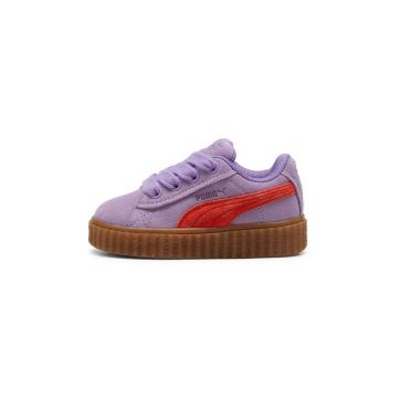 Puma sneakers de piele întoarsă pentru copii Puma x Fenty culoarea violet