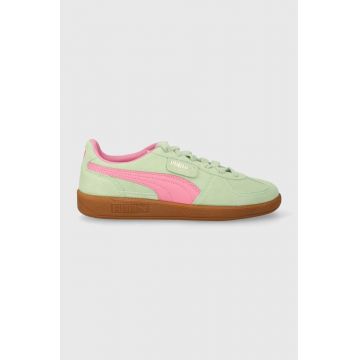 Puma sneakers din piele intoarsă culoarea verde Puma sneakers din piele intoarsă culoarea verde
