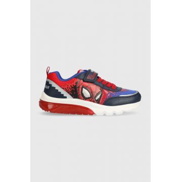 Geox sneakers pentru copii x Marvel, Spider-Man culoarea rosu