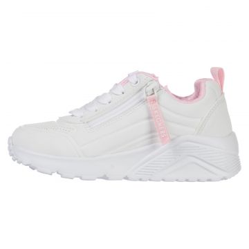 Pantofi sport SKECHERS pentru copii UNO LITE - EASY ZIP - 310387LWHT