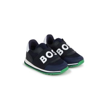 BOSS sneakers pentru copii culoarea albastru marin