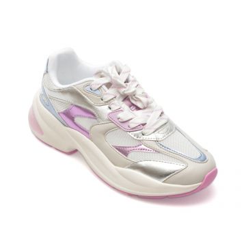 Pantofi sport ALDO argintii, MAYANA042, din piele ecologica