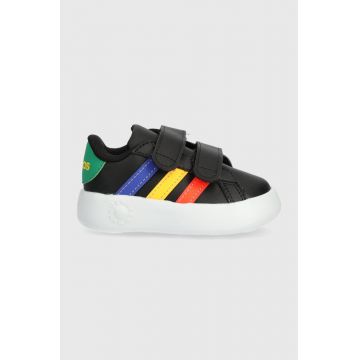 adidas sneakers pentru copii GRAND COURT 2.0 CF I culoarea negru