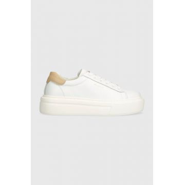 Gant sneakers din piele Alincy culoarea alb, 28531545.G29