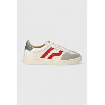 Gant sneakers din piele Cuzima culoarea alb, 28533549.G238