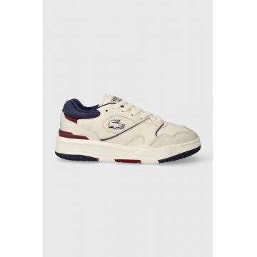 Lacoste sneakers din piele Lineshot Mesh Collar culoarea alb, 46SFA0075