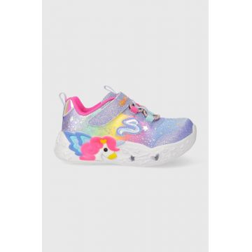 Skechers sneakers pentru copii UNICORN CHARMER TWILIGHT DREAM culoarea violet
