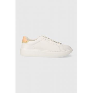 BOSS sneakers din piele Amber culoarea alb, 50517207
