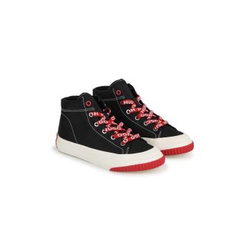 HUGO sneakers pentru copii culoarea negru