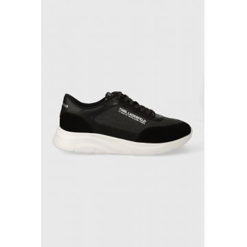 Karl Lagerfeld sneakers SERGER culoarea negru, KL53619