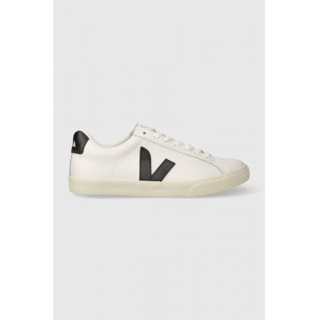 Veja sneakers din piele Esplar Logo culoarea alb