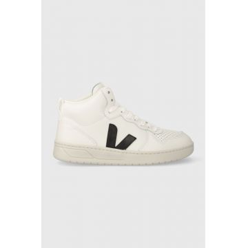 Veja sneakers din piele V-15 culoarea alb