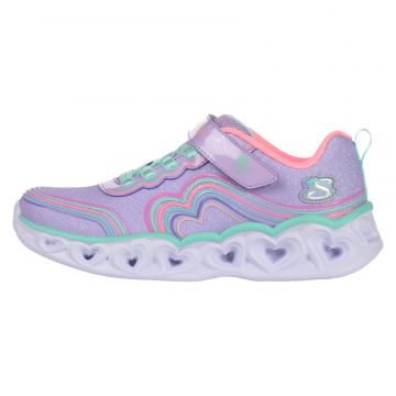 Pantofi sport SKECHERS pentru copii HEART LIGHTS - RETRO - 302689LLVMT