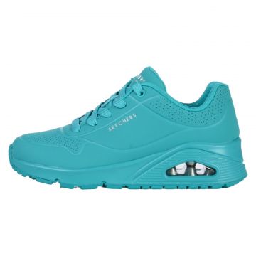 Pantofi sport SKECHERS pentru femei UNO - STAND ON AIR - 73690TURQ