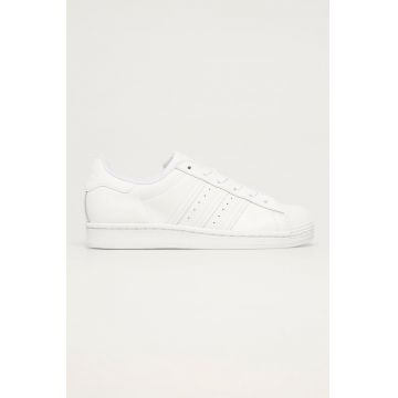 adidas Originals sneakers copii Superstar J culoarea alb EF5399