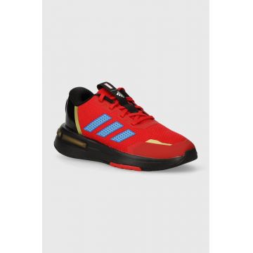 adidas sneakers pentru copii MARVEL IRN Racer K culoarea rosu adidas sneakers pentru copii MARVEL IRN Racer K culoarea rosu