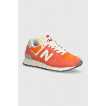 New Balance sneakers 574 culoarea portocaliu, U574RCB