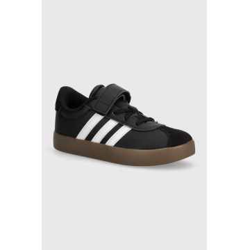 adidas sneakers pentru copii VL COURT 3.0 EL C culoarea negru