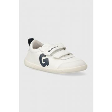 Garvalin teniși din piele copii culoarea alb