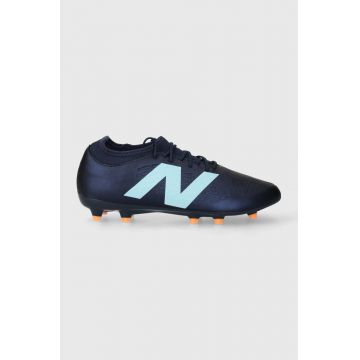 New Balance ghete de fotbal korki Tekela Magique FG V4+ culoarea albastru marin