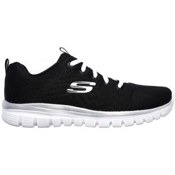 Pantofi sport femei Skechers Get Connected 12615W-BKW