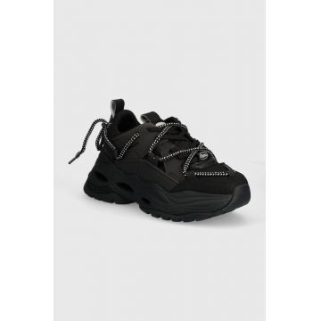 Buffalo sneakers Triplet Lace culoarea negru, 1630920.BLK