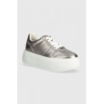 Marc O'Polo sneakers din piele culoarea argintiu, 40117043501134 NN2M3066