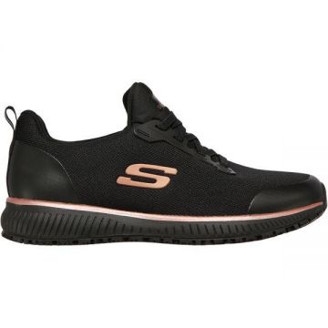 Pantofi sport femei Skechers Squad Sr 77222EC-BKRG, 35.5, Negru