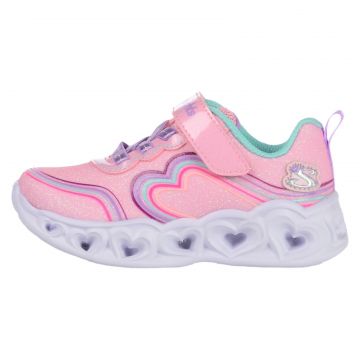 Pantofi sport SKECHERS pentru copii HEART LIGHTS - RETRO - 302689NLPMT