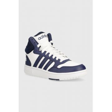 adidas Originals sneakers pentru copii HOOPS 3.0 MID K culoarea albastru marin