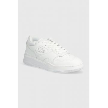Lacoste sneakers din piele Lineshot Leather Tonal culoarea alb, 46SFA0092