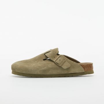 Birkenstock Boston Birko-Flor Soft Faded Khaki