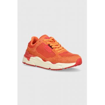 Gant sneakers Zupimo culoarea portocaliu, 28633542.G430