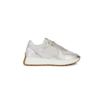 Geox sneakers D AMABEL A culoarea argintiu, D45MDA 0BVFU C0898