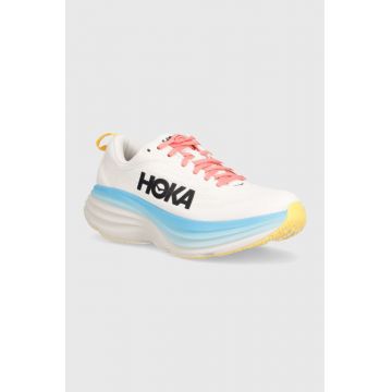 Hoka One One pantofi de alergat Bondi 8 culoarea bej