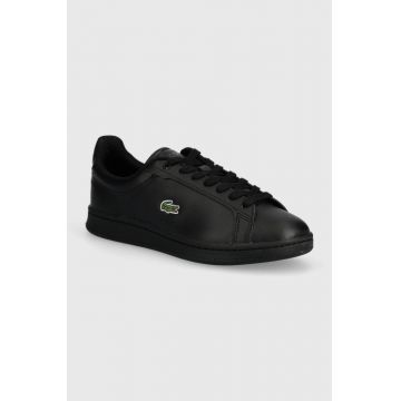 Lacoste sneakers pentru copii Court sneakers culoarea negru