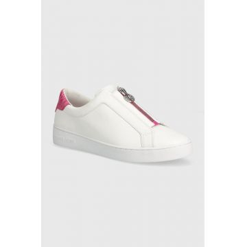 MICHAEL Michael Kors sneakers din piele Keaton culoarea alb, 43S4KTFP1L