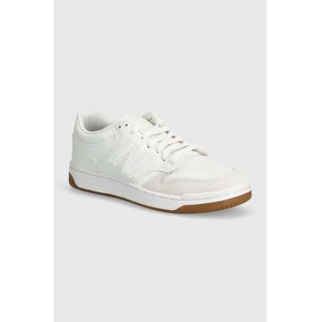 New Balance sneakers pentru copii 480 culoarea alb