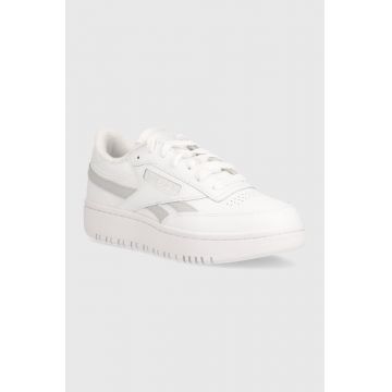 Reebok Classic sneakers din piele Club C culoarea alb, 100074269