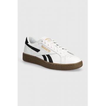 Reebok Classic sneakers din piele Club C culoarea alb, 100202325